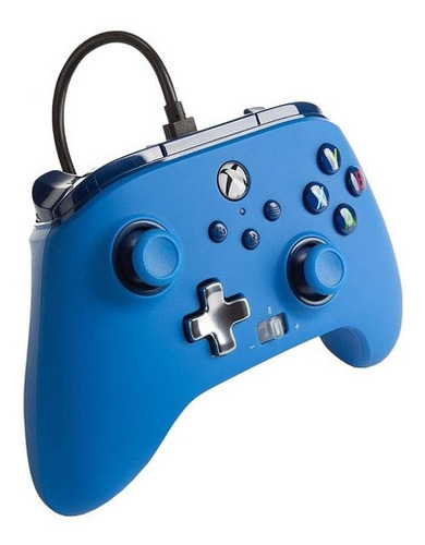 Control Con Cable Para Xbox/pc Azul Power A- Crazygames