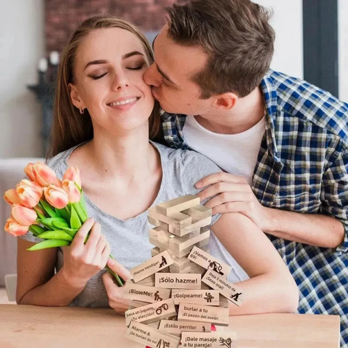 Set De Juego Para Parejas 2025 Con Juguetes Jenga Blocktoys,