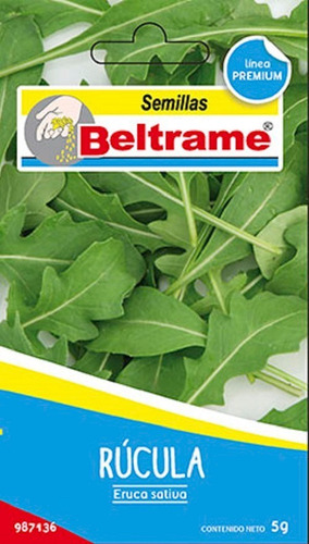 Semillas De Rucula Euruca Sativa Beltrame 5g Huerta