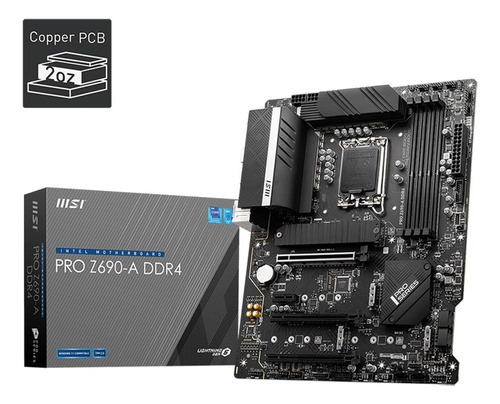 Msi Pro Z690-a Ddr4 Proseries Motherboard (atx, 12th Gen Int