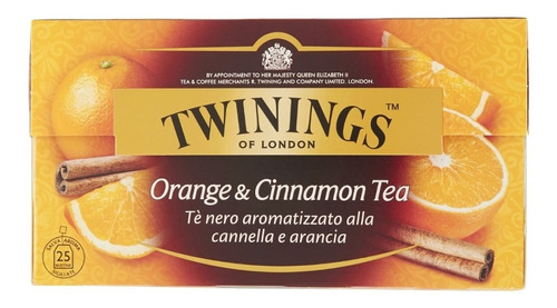 Aromatica Infusion Twinings Naranja Y Canela  25 Sobres