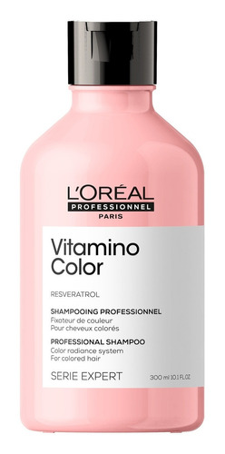 Imagen 1 de 1 de Shampoo L'Oréal Professionnel Serie Expert Vitamino Color en botella de 300mL de 340g por 1 unidad