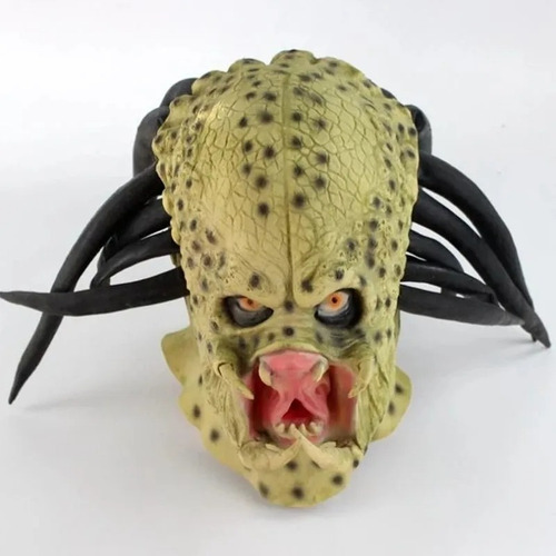 Máscara Predador Latex Realista Terror Carnaval Cosplay Et