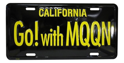 Placa Decorativa Mooneyes Moon California Go! - Restaurakar