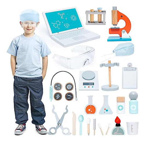 Kids Science Experiment Kit,doctor Dress Up For Kids Ag...
