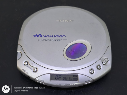 Discman Sony Walkman D-e351sr Portable Cd Player Funcionando Gris (Usado)