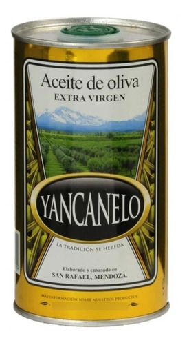 Aceite De Oliva Extra Virgen Yancanelo Lata 500ml. - Envíos