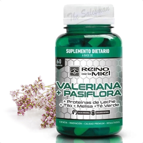 Valeriana + Pasiflora (relax 24hs) - Cápsulas - Reino