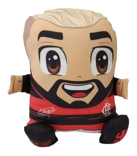 Imagem 1 de 2 de Almofada Boneco Pelúcia Oficial Gabigolzinho