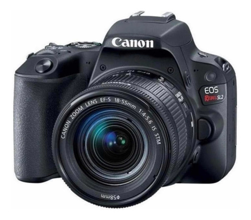 Canon Eos Rebel Kit T7 + Lente 18-55mm Is Ii Dslrcolor Negro