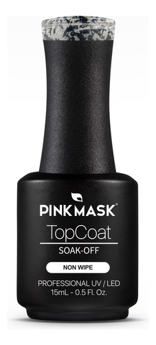 Top Coat  Pink Mask Gold Diamond 