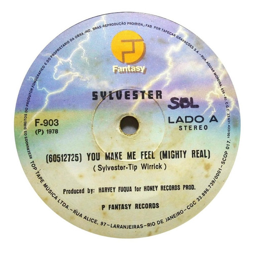 Sylvester Compacto 1978 You Make Me Feel (mighty Real)