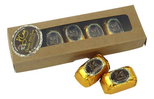 Chocotejas Bitter Al 70% Con Manjar Blanco Y Pecanas Pcao