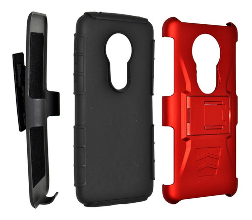 Imagen 2 de 8 de Funda Uso Rudo 3 En 1 Colores Motorola Moto G6 Play Xt1922