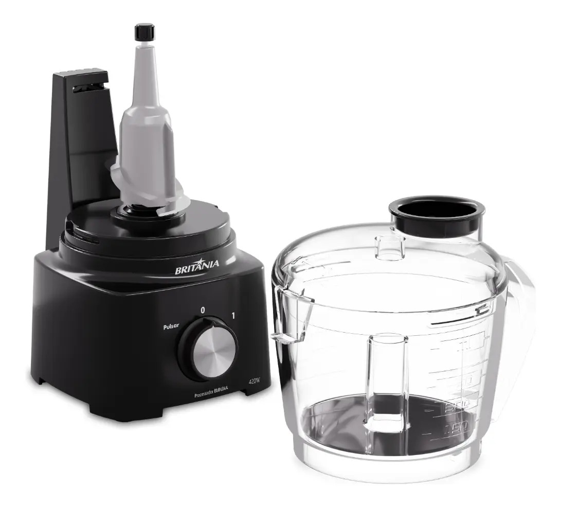 Processador Britânia 420W 1 Velocidade Preto BMN04A