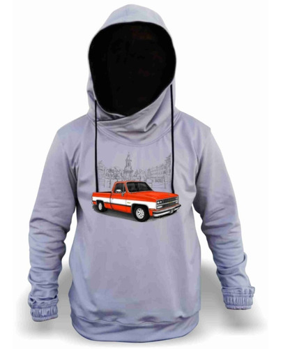 Sudadera Camioneta Chevrolet Cheyenne 90 Naranja-blanco