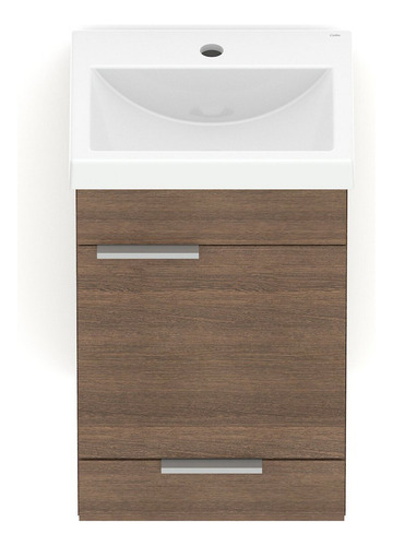 Kit Gabinete Like 1 Porta E 1 Gaveta 41x34 Com Espelho Hewt