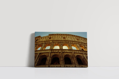 Cuadro Coliseo Italia 40x30cm Lienzo - Canvas