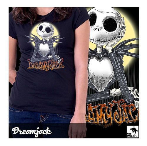 Remera De Pelicula Nightmare Before Christmas Jack Skellingt