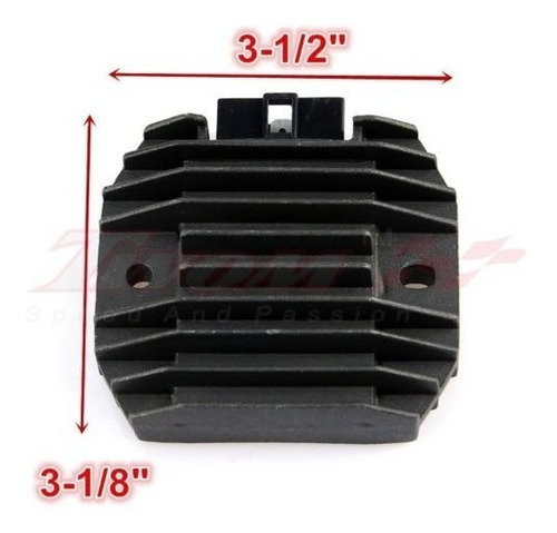 Imagen 4 de 6 de Rectificador Regulador De Voltaje Kawasaki Klf220 1996-2002