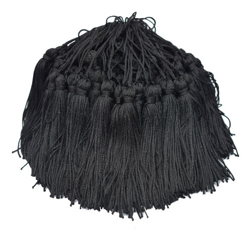 Franjas D Seda Pingente Tassel Azul Marinho 25 Unidades Cor Preto