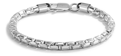 Dankadi Pulsera De Plata De Ley 925 Para Hombre, Moda Italia