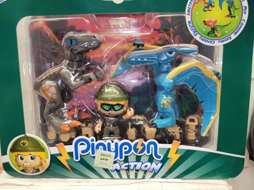 Pinypon Action Wild Pack 2 Dinosaurios & 1 Figura 16684 Srj