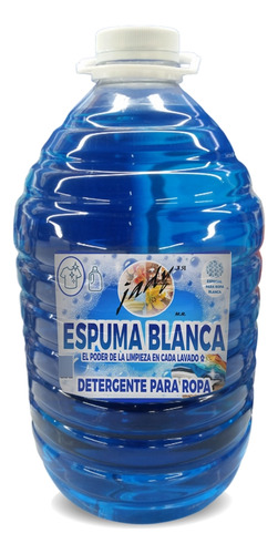 Detergente Liquido Ropa Espuma Blanca Rinde 20 Lt Plim33c20