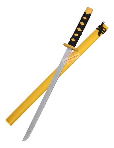 Katana Espada Juguete Samurai Ninja Anime Niños Madera M-037 Color Mostaza