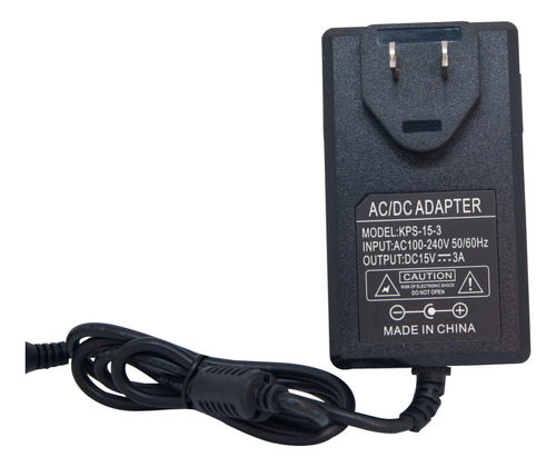  Adaptador De Corriente Fuente Conmutada Dc 15v 3a Regulado