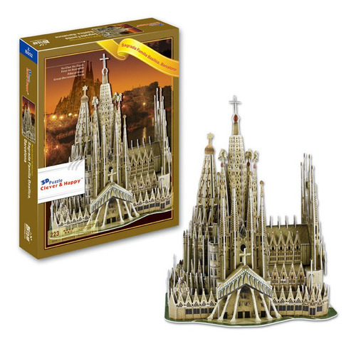 Puzzle Maqueta 3d - Sagrada Familia - 223 Pzs  Tiraboschi