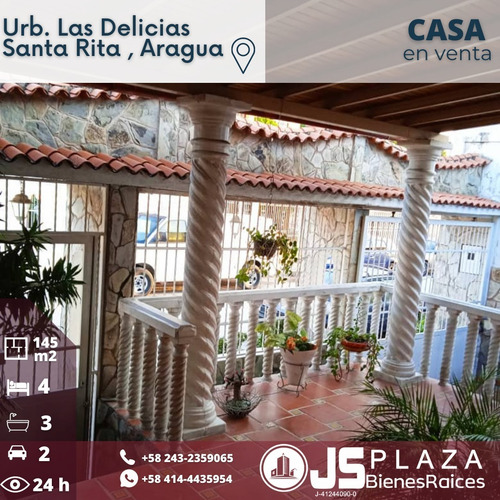 Imagen 2 de 12 de En Venta Bella Casa Urb. Las Delicias Santa Rita 04144435954