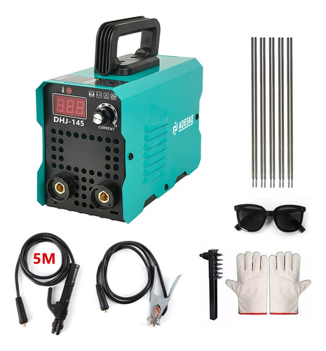 Mini soldadoras Inverter portatil inversores Adeske DHJ-145 color cian