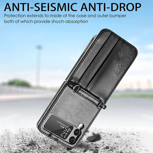 Lbyzcase Funda Para Galaxy Z Flip 3 5g, Samsung Z Flip 3 (20