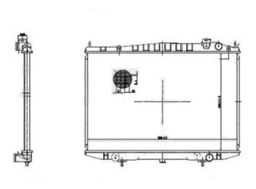 Radiador Nissan Frontier 2007-2008-2009 V6 2.4/3.3l Estandar