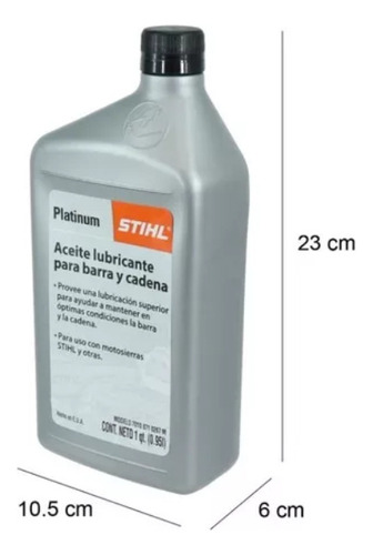 Aceite Stihl Sintético Barra Y Cadena 70108710267
