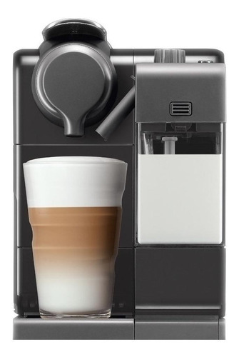 Cafeteira Nespresso Lattissima Touch F521 automática black para cápsulas monodose 220V