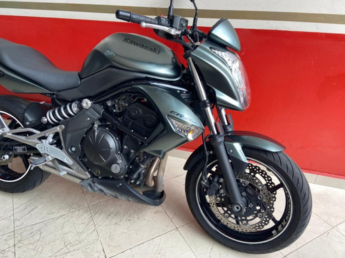 Imagem 4 de 7 de Kawasaki Er6n 650 Abs 2012 Verde