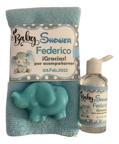 Recuerdos Baby Shower 35 Toallas Con Jabón Gel Antibacterial