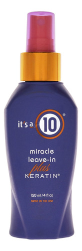 Queratina Miracle Leave In Plus De Its A 10 Para Unisex, 120