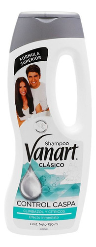  3 Pzs Vanart Shampoo Control Caspa 750ml