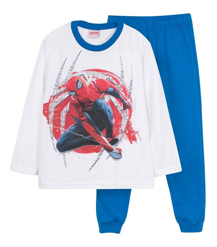 Pijama Spiderman Niño Manga Larga Marvel Original 