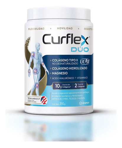 Curflex Dúo Suplemento Dietario En Polvo X 310 Gr