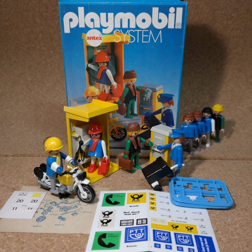 Playmobil 3231 Correo Antex Vintage Con 8 Muñecos Vintage N