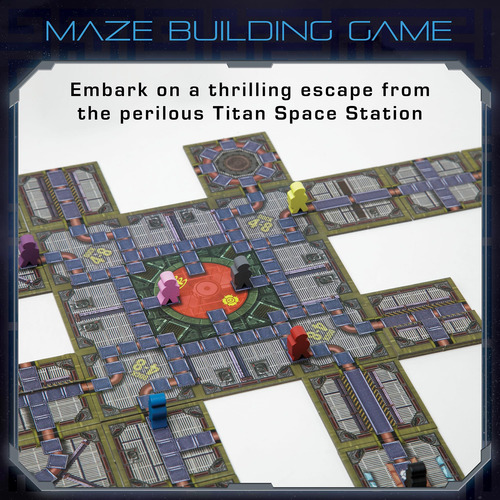 Juego De Mesa Estratégico Construcción Laberintos Aventura