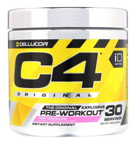 Cellucor C4 30 Services Los Flavors Pink Limoneade antes do treino