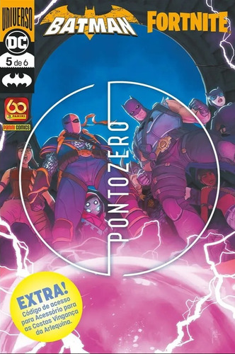 Kit Com Batman Fortnite Volume 04 E 05 - Hq Panini