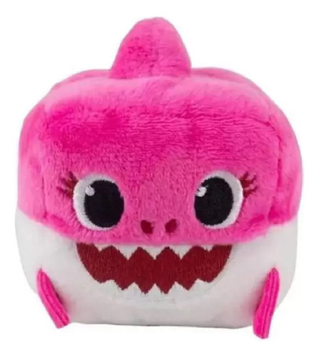 Brinquedo Baby Shark Cubo Pelucia Rosa Musical 2353 Sunny