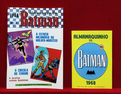 Gibi Hq Almanaque De Batman 1968 Leia A Descrição