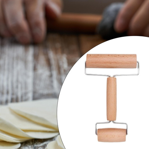 Rodillo Portátil De Mano Con Mango De Madera For Cocinar